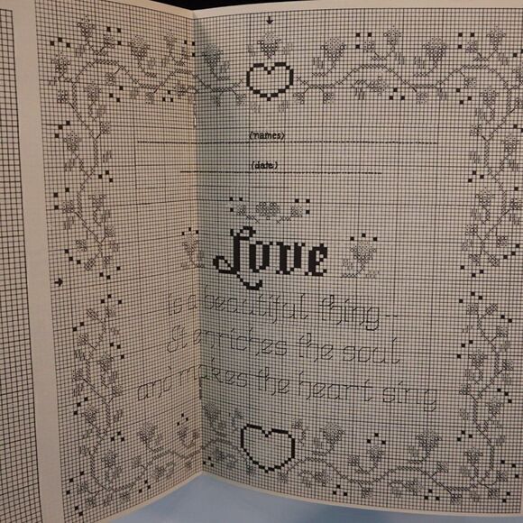 More Hearts and Flowers Counted Cross Stitch Patterns 1986 Sue Hillis Designs - Picture 5 of 7